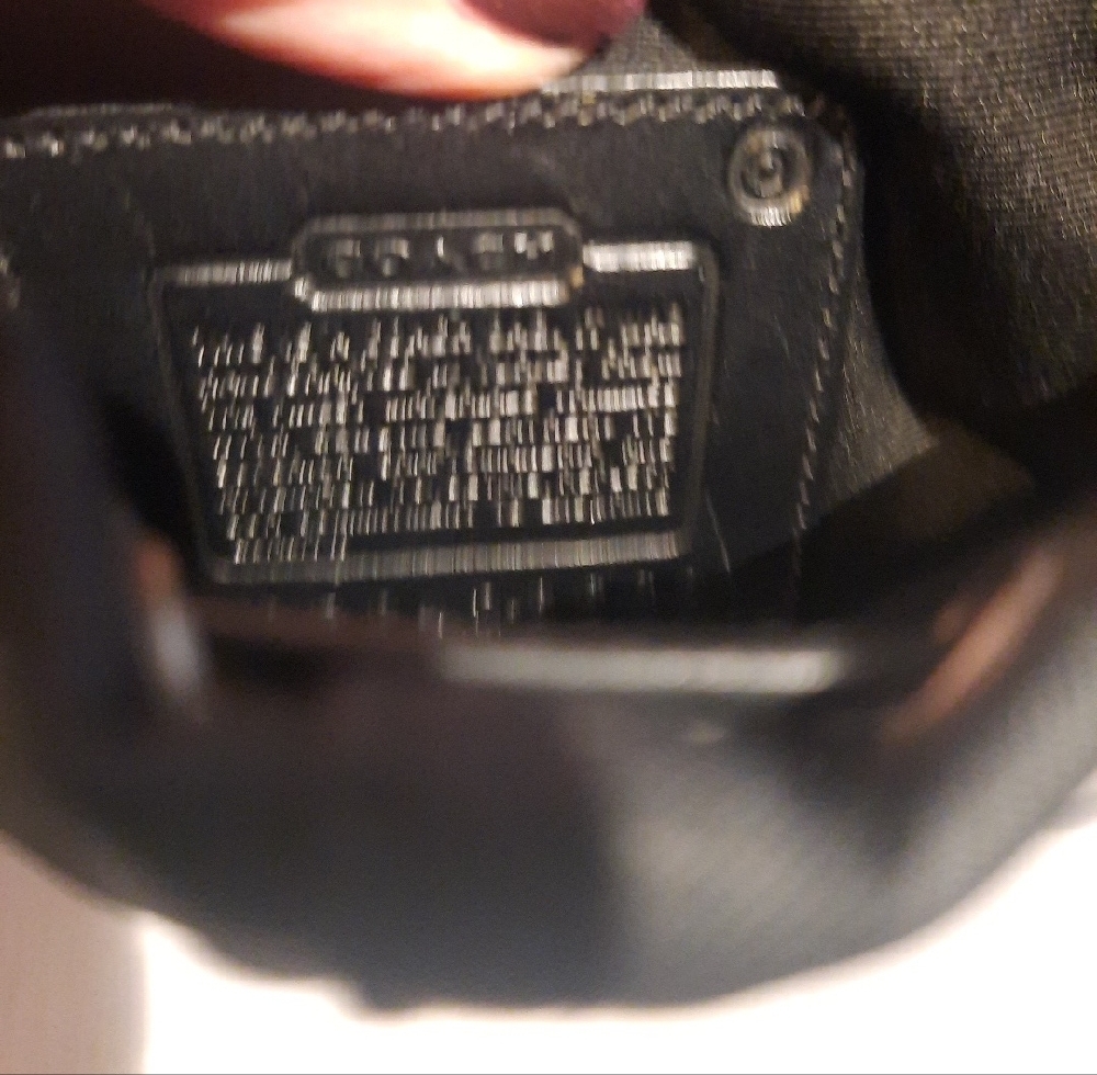 Black Coach Drawstring Pouch - Picture 4 of 9